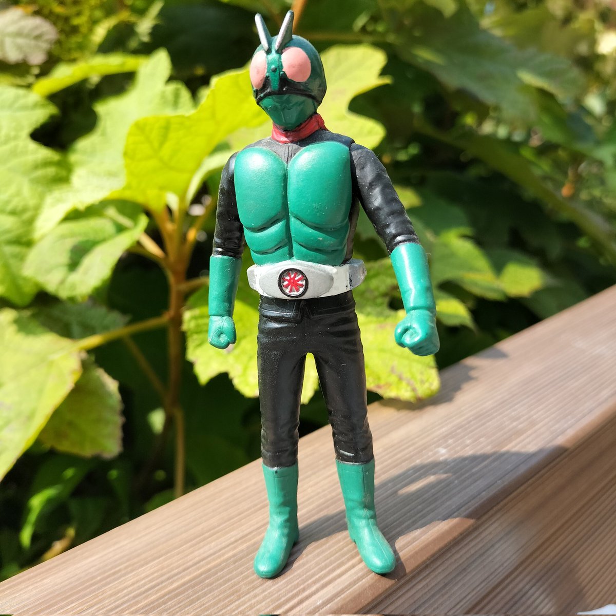 私の小さい頃にライダーソフビ セットを買ってもらった 1号からZX