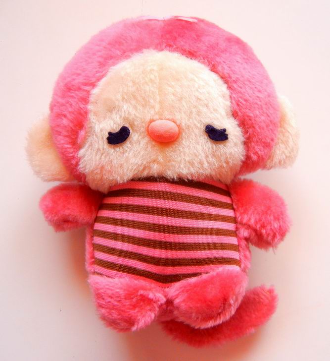 ピンク色お猿のぬいぐるみ : himedaria*