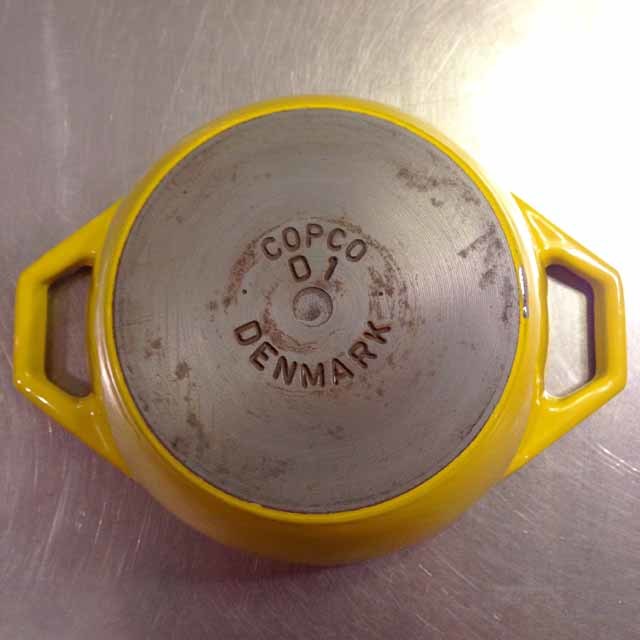北欧デンマーク・COPCO社製 鋳鉄ホーロー 両手鍋 が入荷しました【目黒