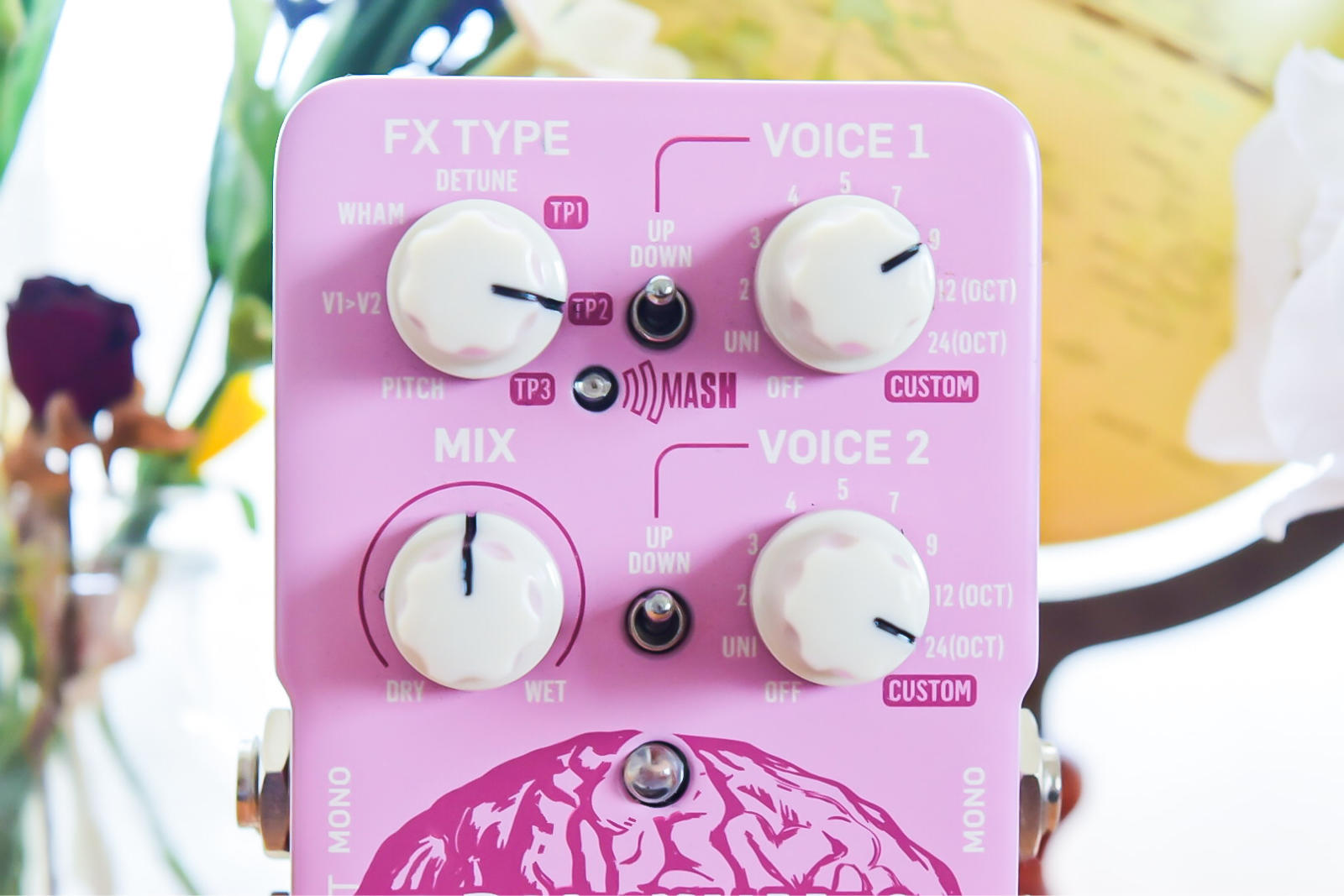 ピッチシフト音にディレイを絡ませる。tc electronic BRAINWAVES PITCH