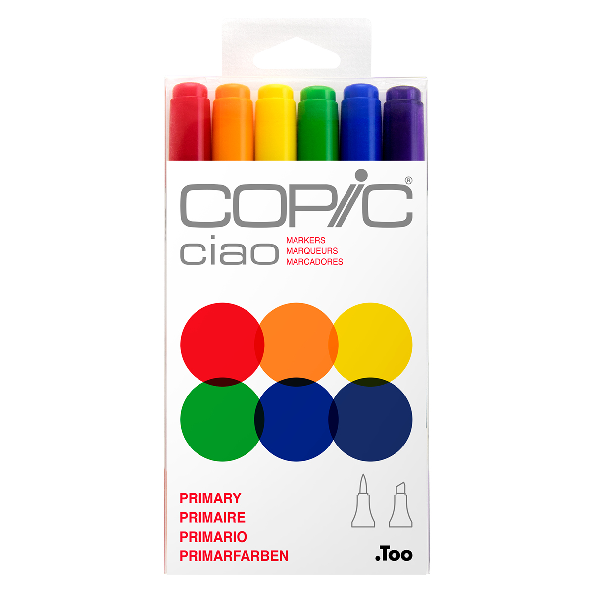 Copic Ciao 6-pack Primary | Pen Store