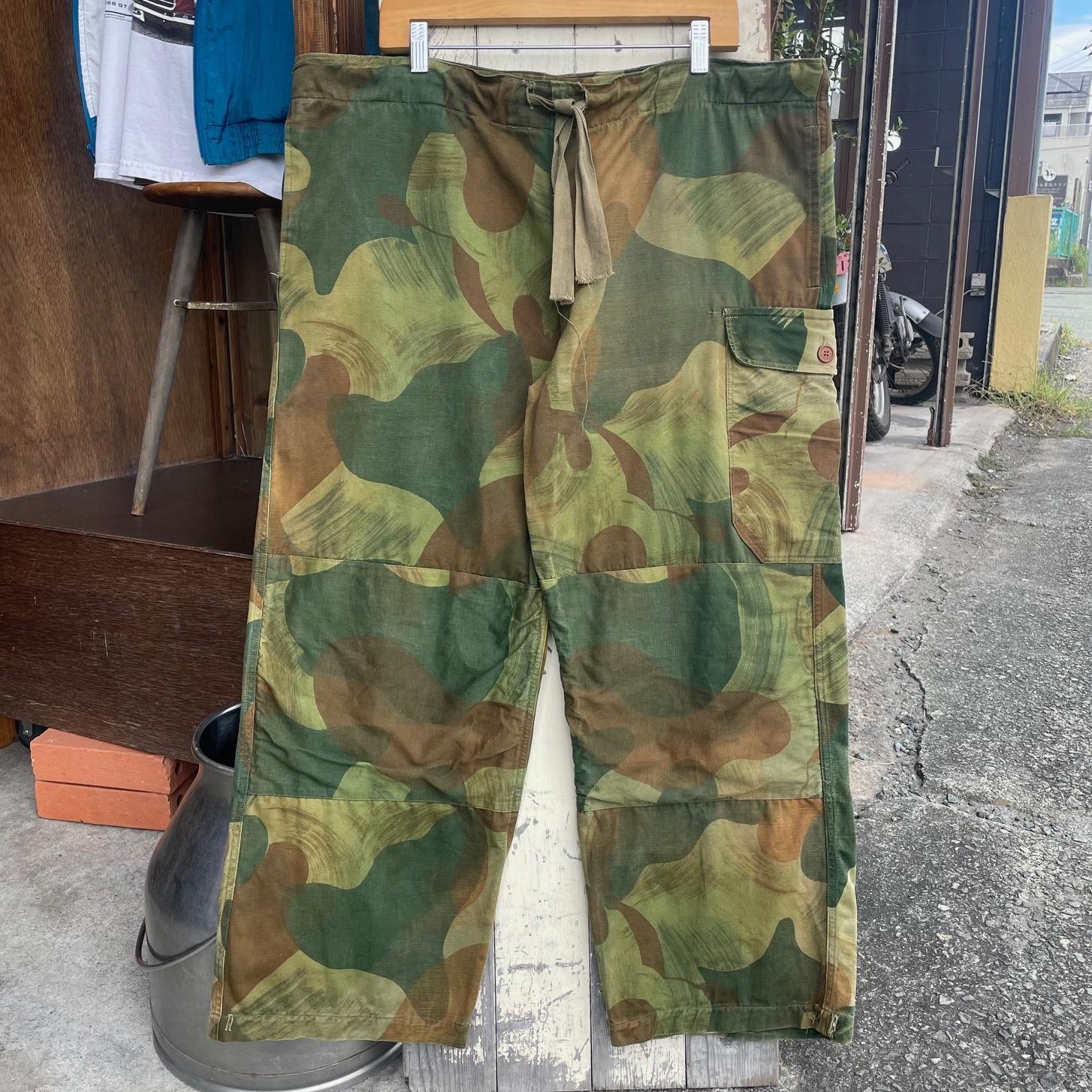 1950s ベルギー軍 ブラッシュストロークカモ オーバーパンツ NO