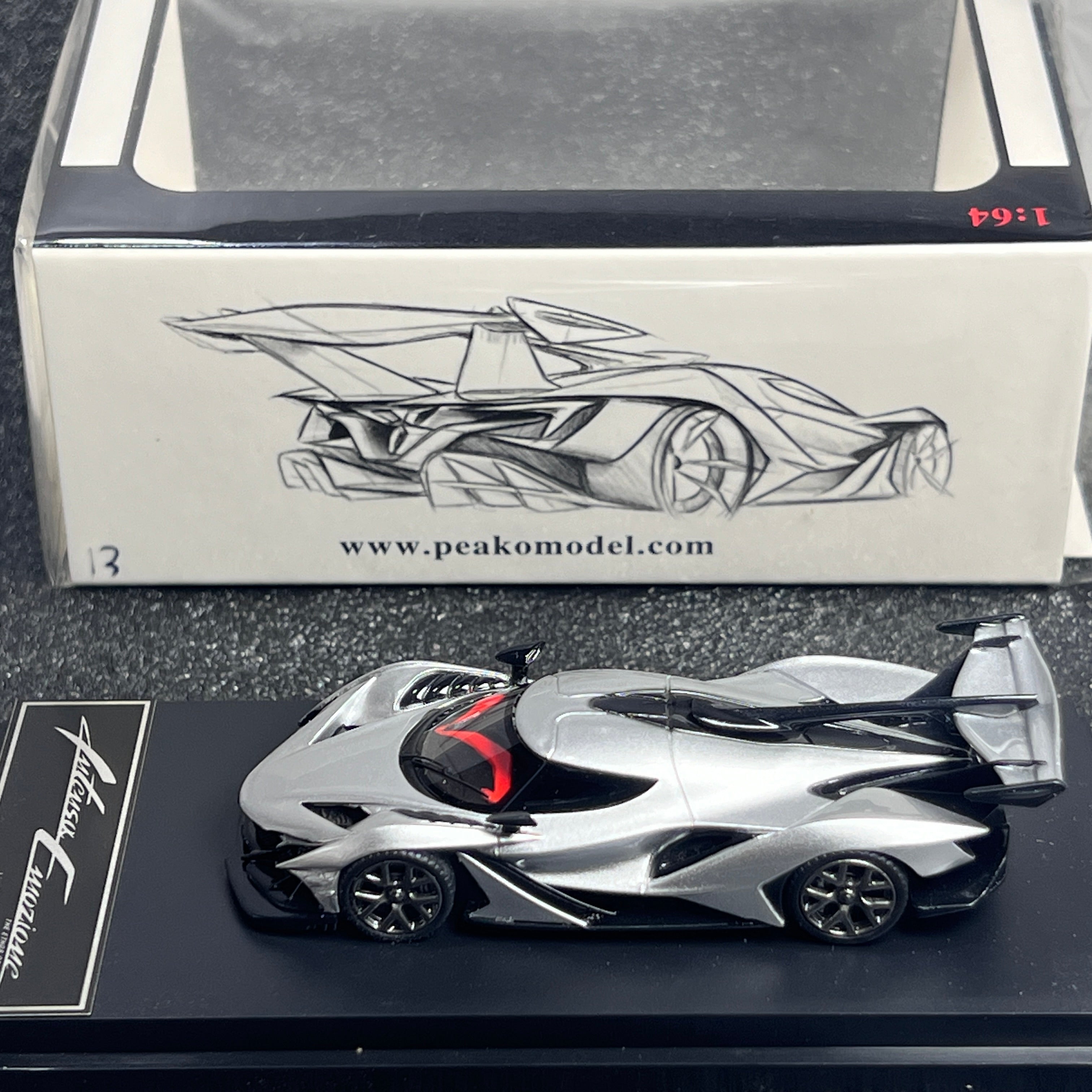 1/64 Scale Apollo IE Silver | Peako Model