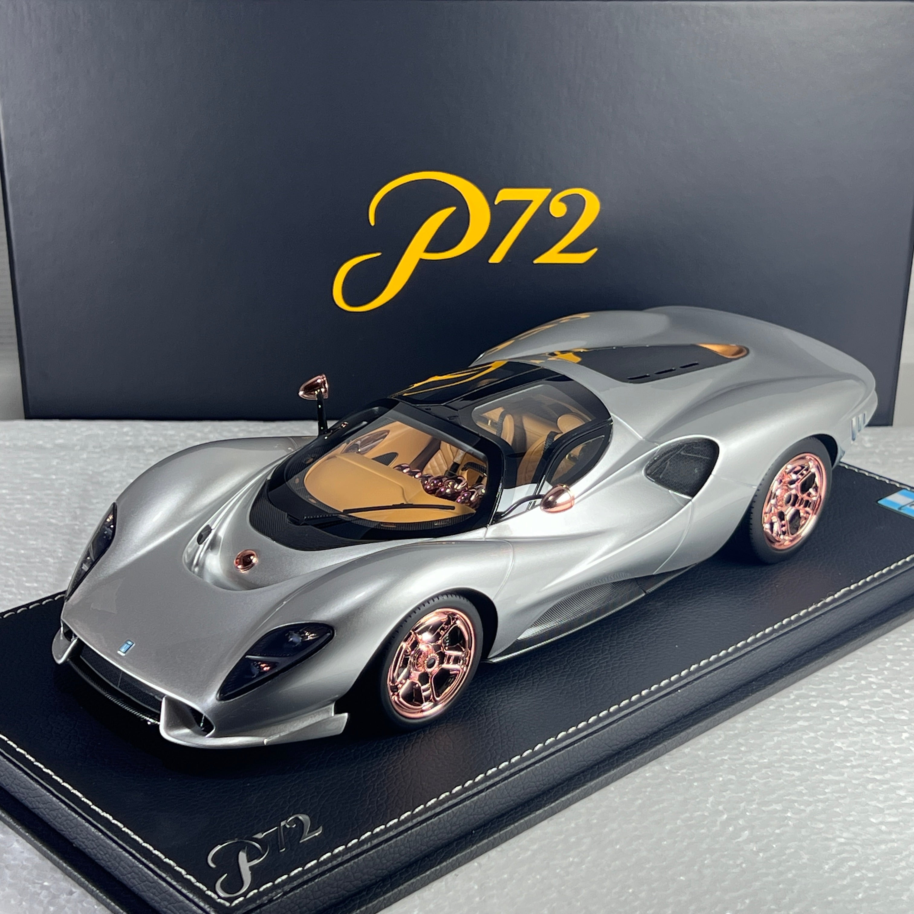 1/18 De Tomaso P72 2024 Silver | Peako Model
