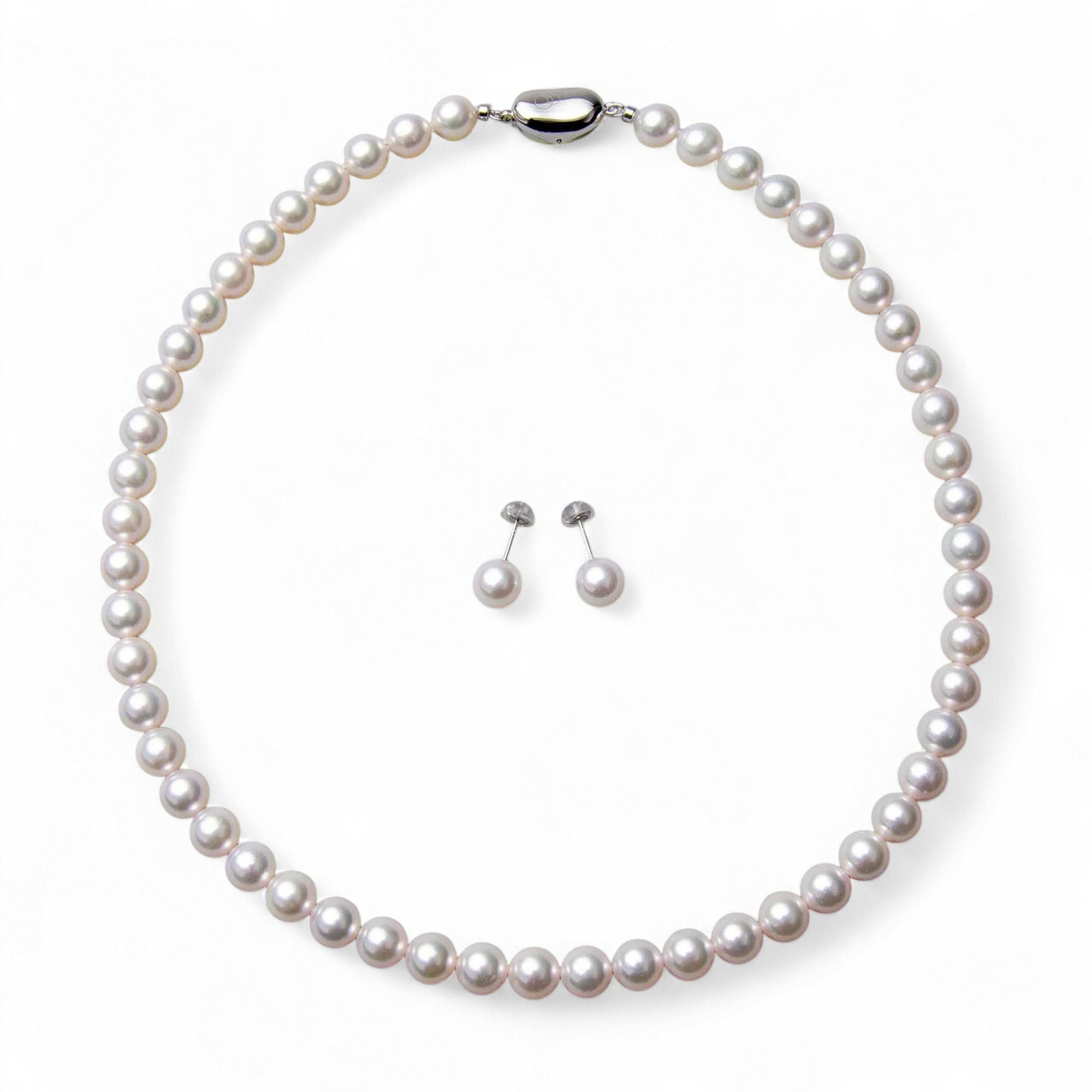 WEB限定】あこや真珠 ネックレスセット 7.5-8.0mm -Superior- | 7.0-8.0mm