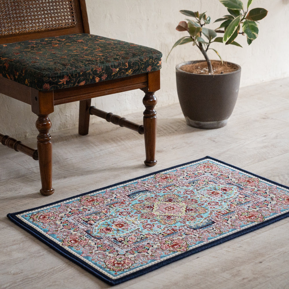 ペルシャ手織りキリム ウール ラグ アゼルバイジャン 117×205cm