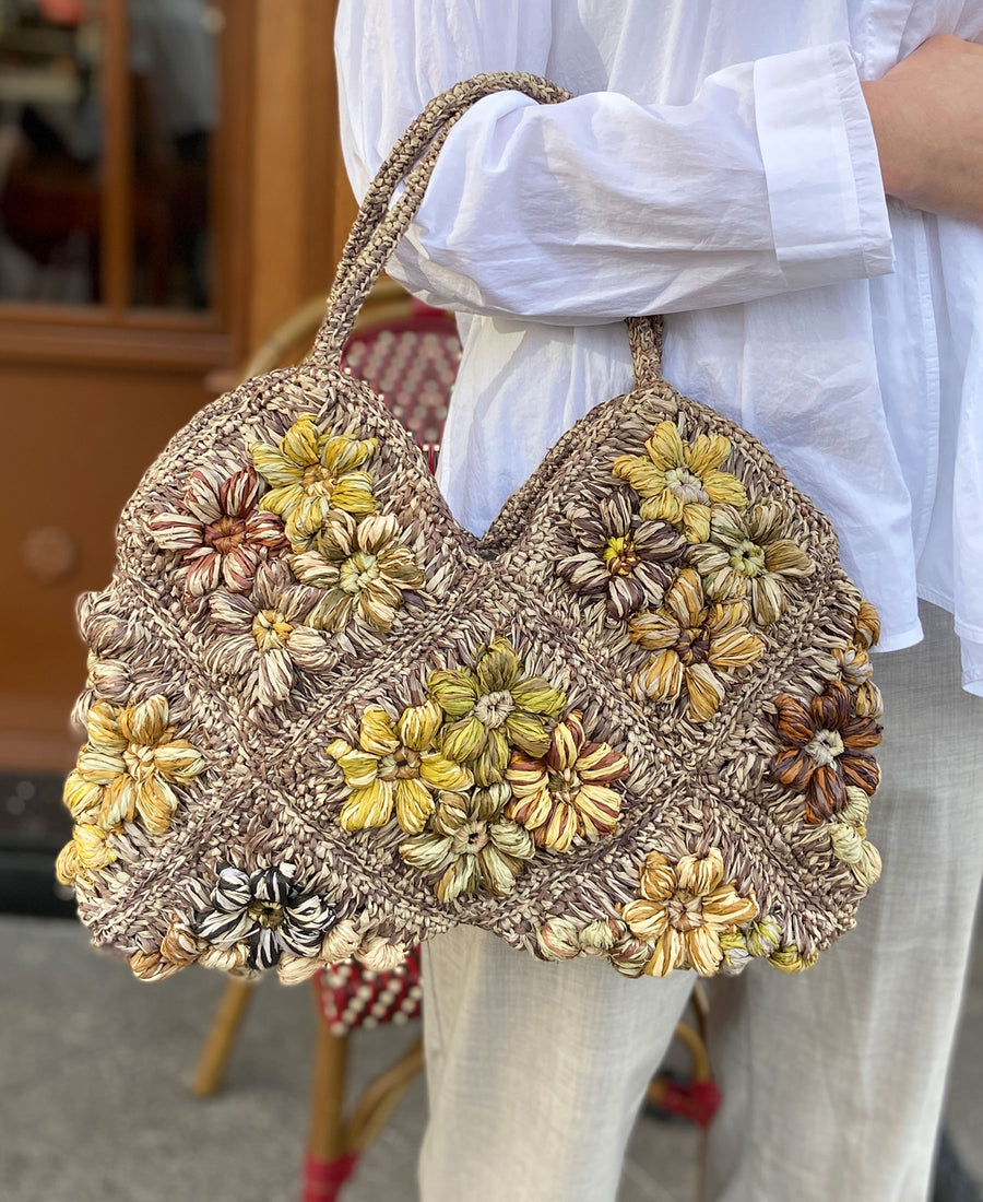 Sophie Digard / scott raffia handbag (S007/50/R/ZCB) バッグ