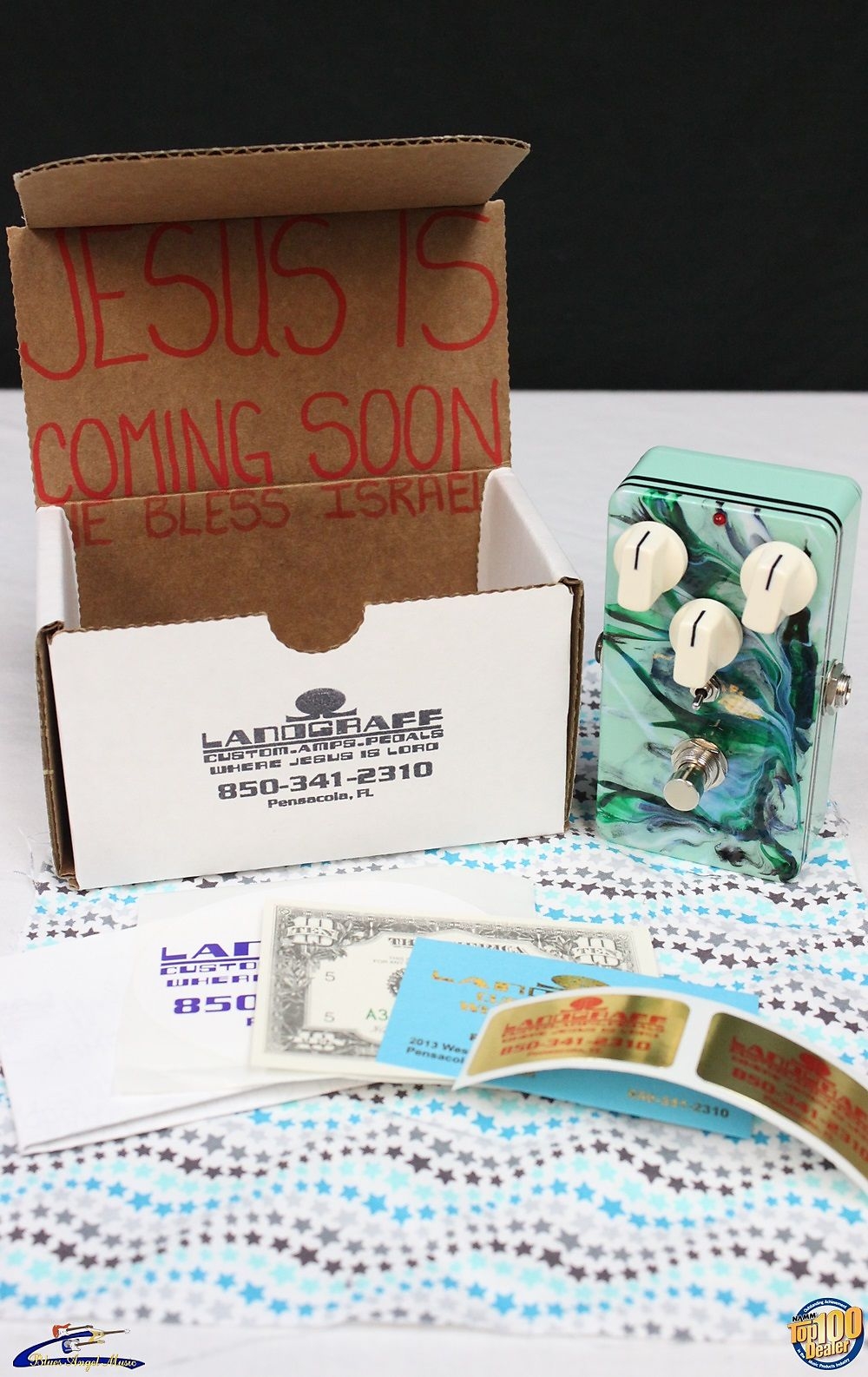 John Landgraff Distortion Box Pedal No.431 - Music Boulevard