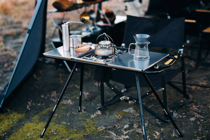Snow Peak ワンアクションちゃぶ台竹Mの商品紹介 | hinata〜もっとそと