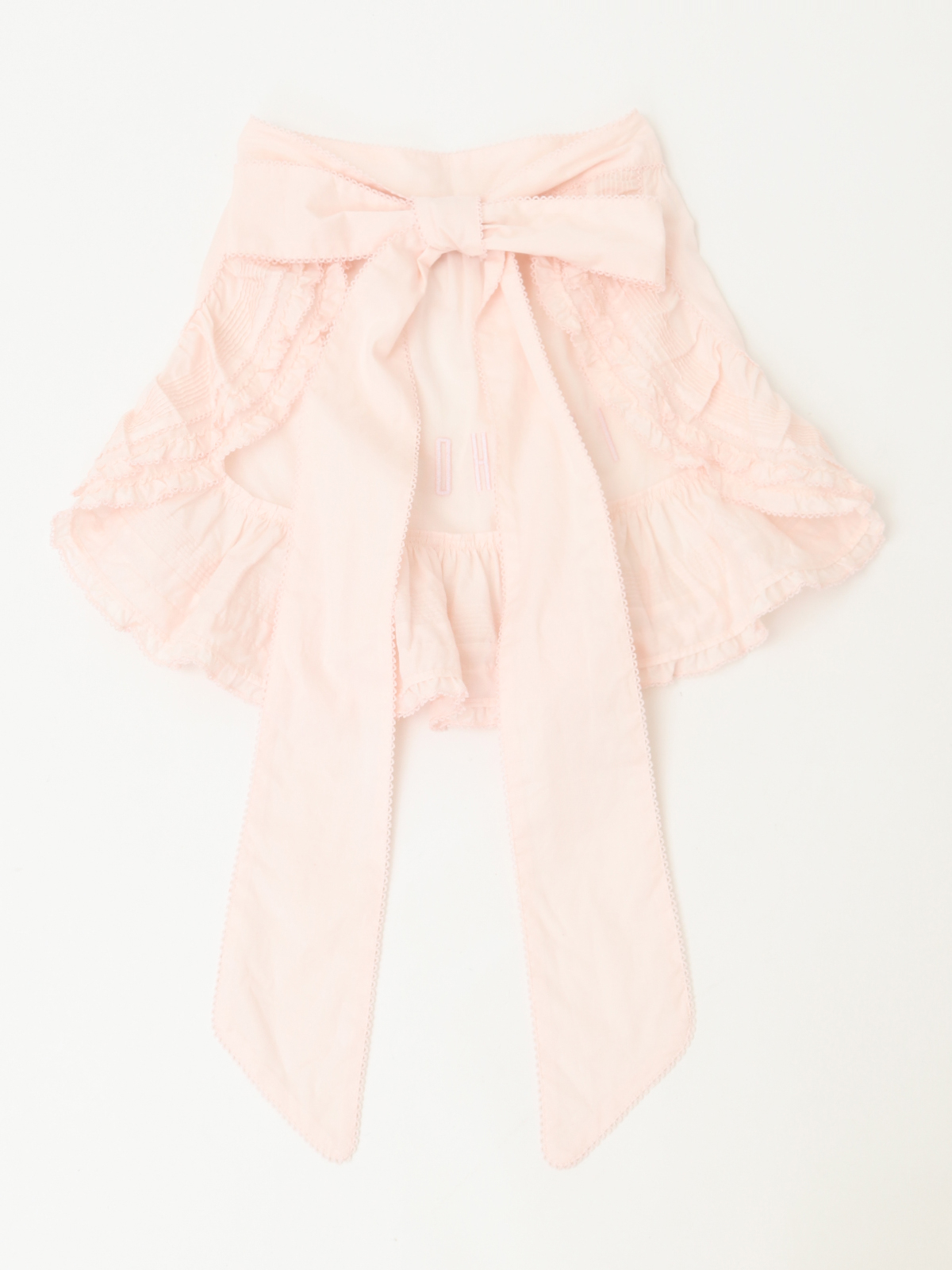 ロゴ刺繍エプロン｜ピンクハウスオフィシャルオンラインストア｜PINK