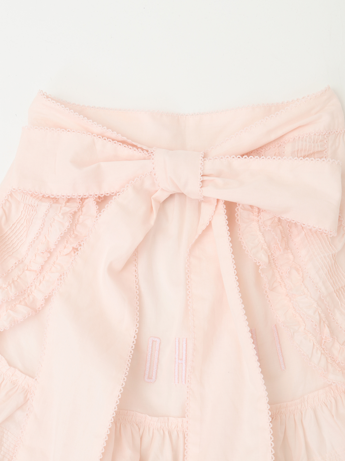 ロゴ刺繍エプロン｜ピンクハウスオフィシャルオンラインストア｜PINK