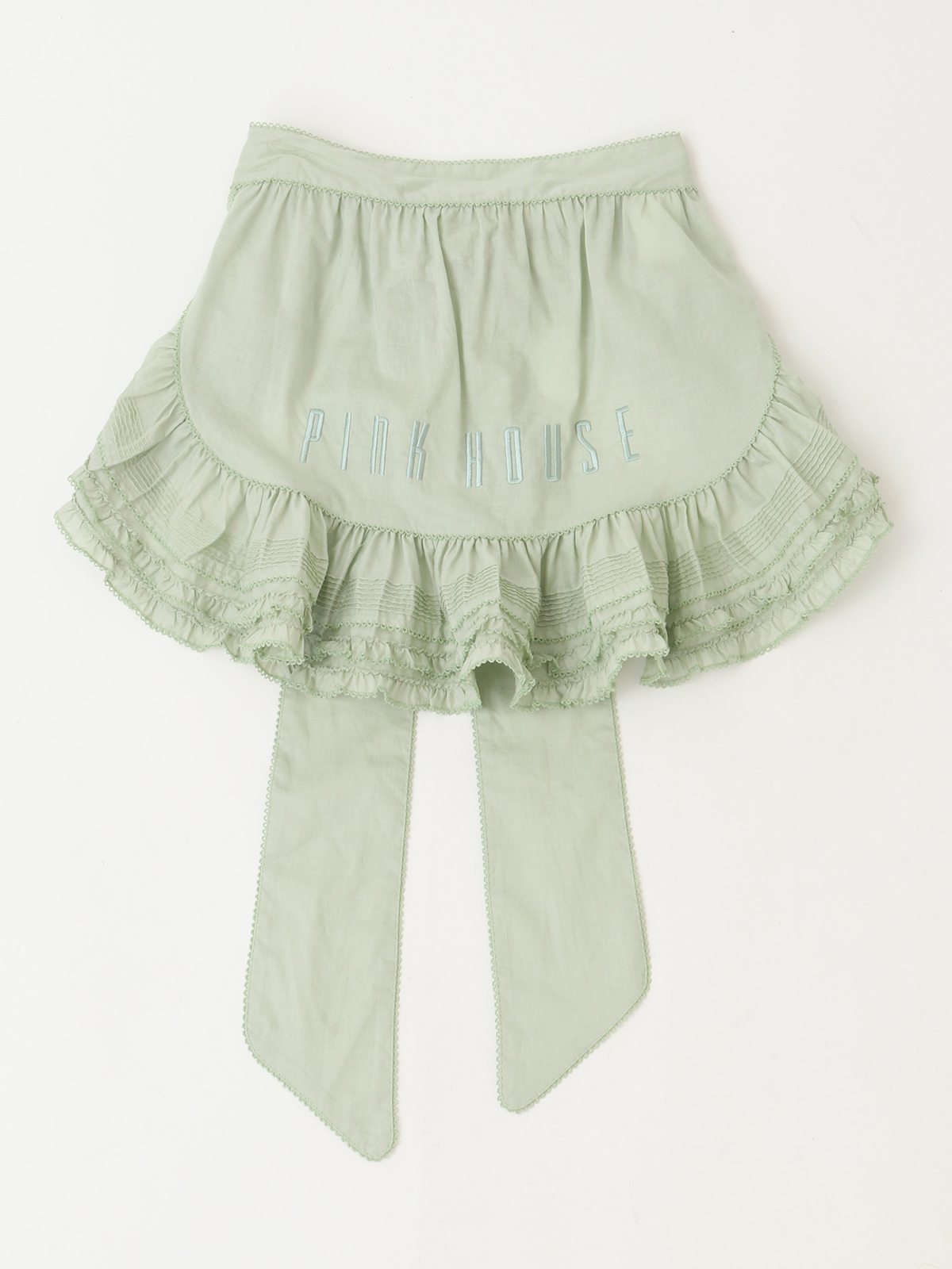 ロゴ刺繍エプロン｜ピンクハウスオフィシャルオンラインストア｜PINK