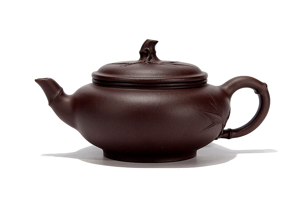 中国宜興急須 全手工 老紫泥紫砂壷荆溪張款