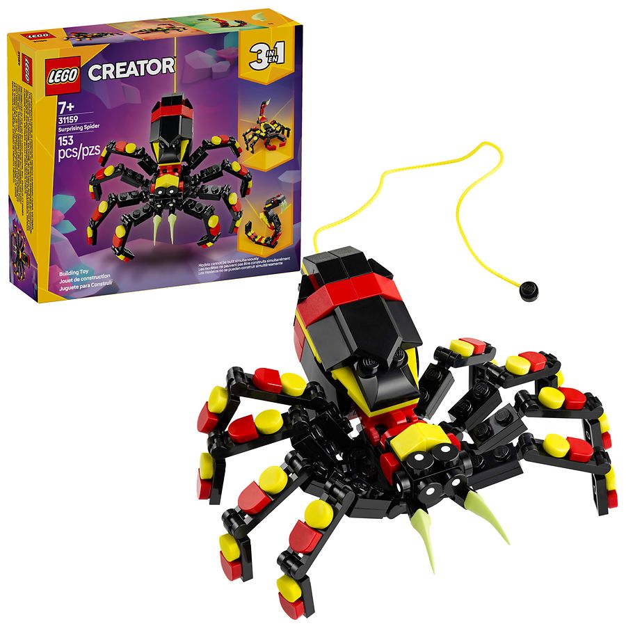 Lego Creator Wild Animals: Surprising Spider 153 Pieces Multicolor