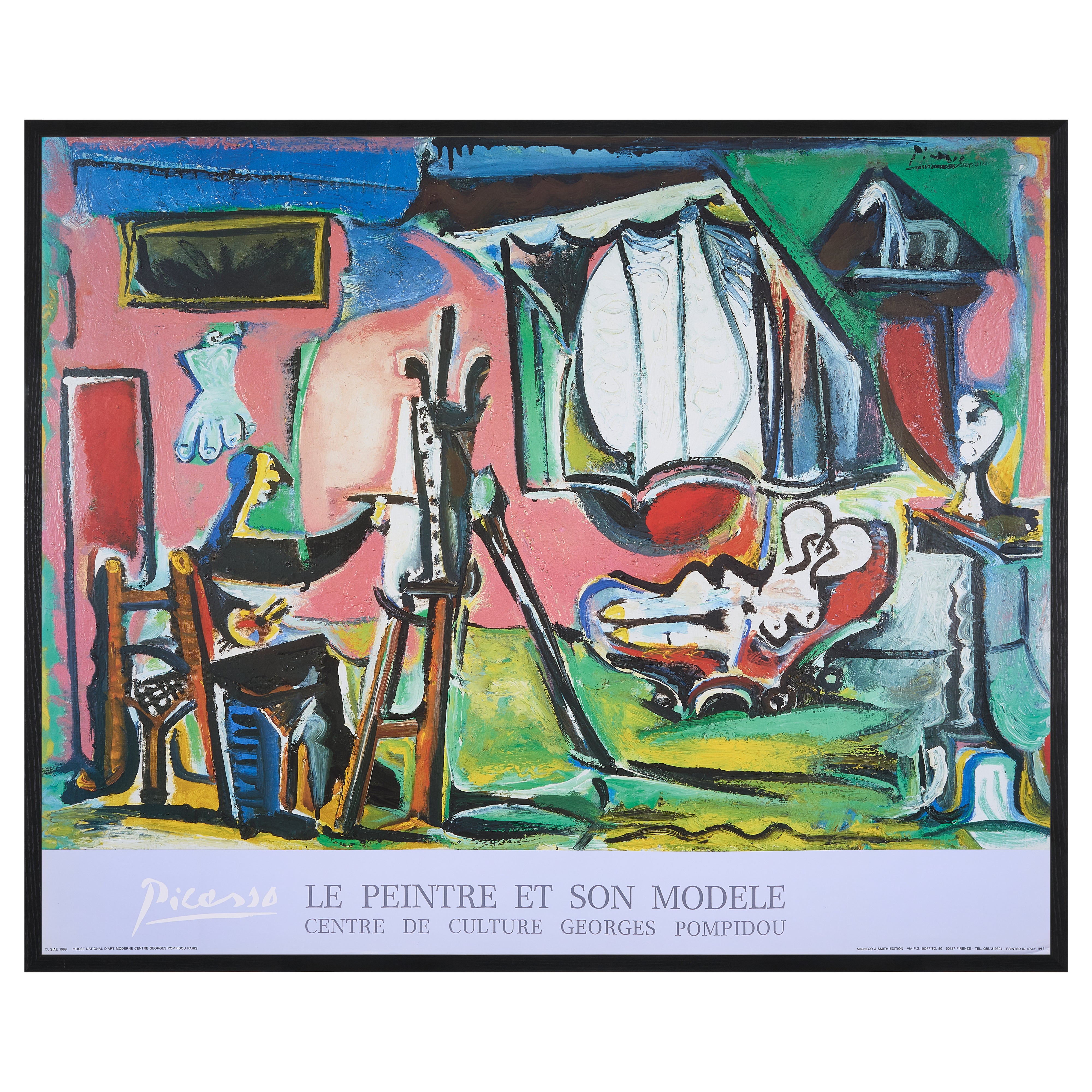 限定10枚】Le Peintre et son modele 1989 / パブロ・ピカソ | POP ART