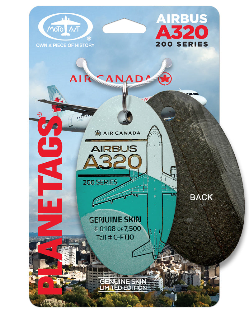 Air Canada® A320®- C-FTJO – MotoArt PlaneTags