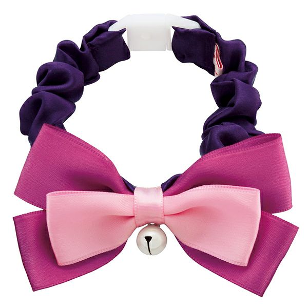 プレシャンテ キャットカラーシュシュ リボン パープル | ペティオ