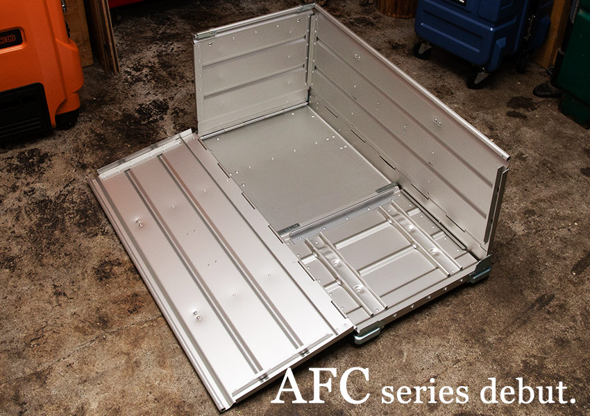 折りたたみ式アルミコンテナAFC-106【国産コンテナ】【容量106L