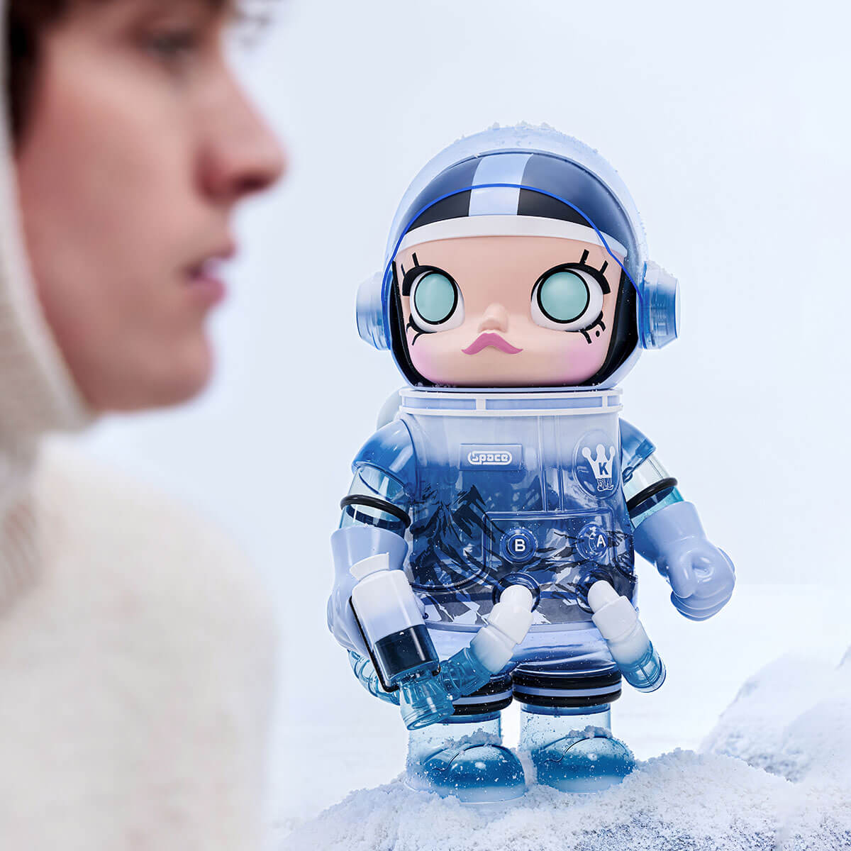 MEGA COLLECTION 1000% SPACE MOLLY Glacier - Mega 1000% - POP MART