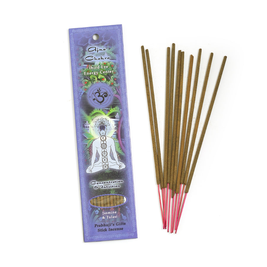 Ajna Incense Sticks - Concentration and Intuition - Wholesale and