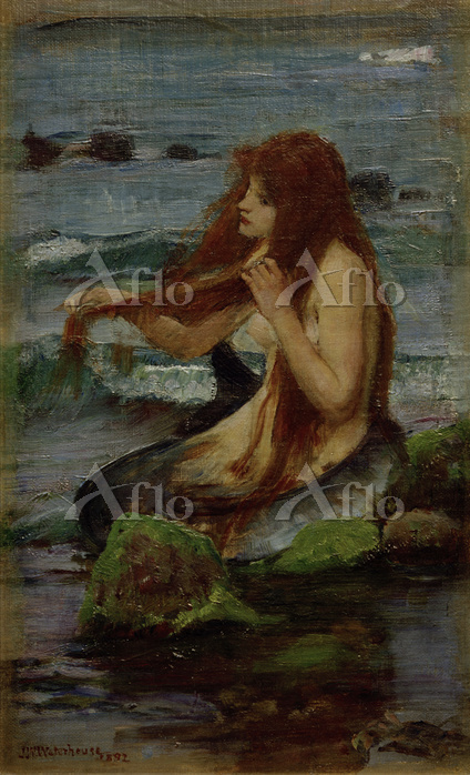 ジョン・ウィリアム・ウォーターハウス「人魚」 [87970953]のアート