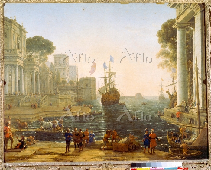 クロード・ロラン 「クリュセイスを父親のもとへ送り届けるオデ