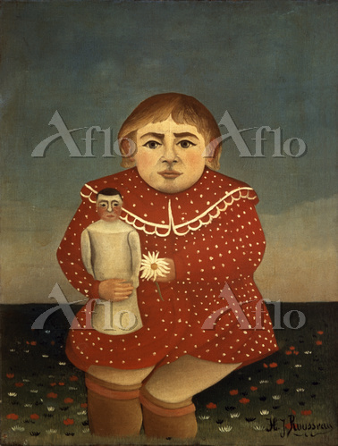 アンリ・ルソー「人形を抱く子ども」 [87919891]のアート作品 - アフロ