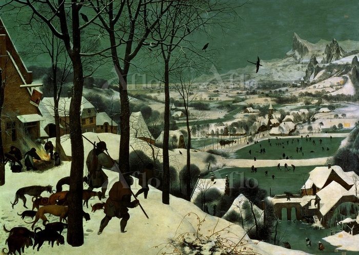 ピーテル・ブリューゲル 1世 「雪中の狩人」 [70735]のアート作品 - アフロ