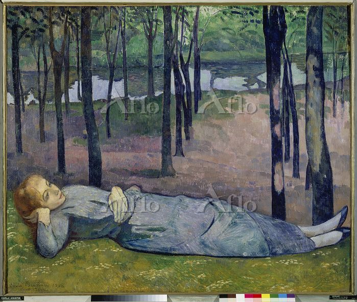 エミール・ベルナール「愛の森のマドレーヌ」 [944103]のアート作品