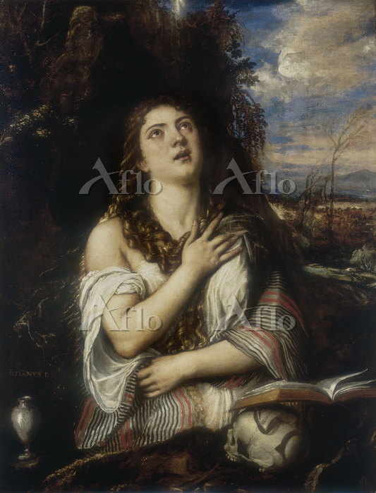 ティツィアーノ 「マグダラのマリア」 [36490534]のアート作品 - アフロ