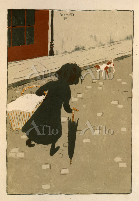 ピエール・ボナール 「洗濯屋の少女」 [56876046]のアート作品 - アフロ