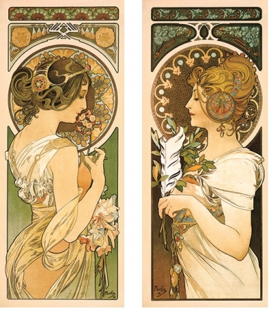 アール・ヌーヴォーを代表する画家、ミュシャの作品400余点を展示