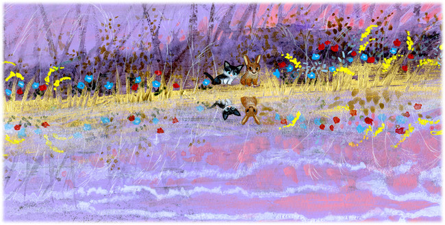 安野光雅・葉祥明・渡辺あきお、3名の絵本作家のアート作品が一堂に