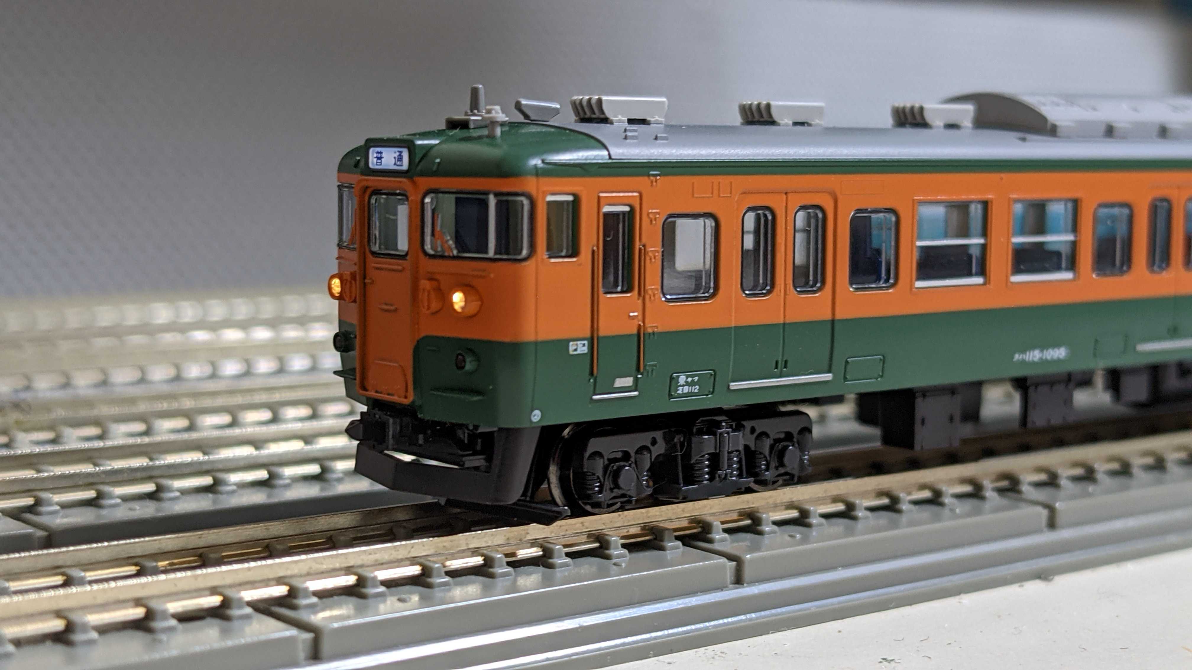 🔵 kato 10-1483 115系1000番台 湘南色 JR仕様 機器更新ｽﾛｯﾄﾚｽﾓｰﾀｰ化