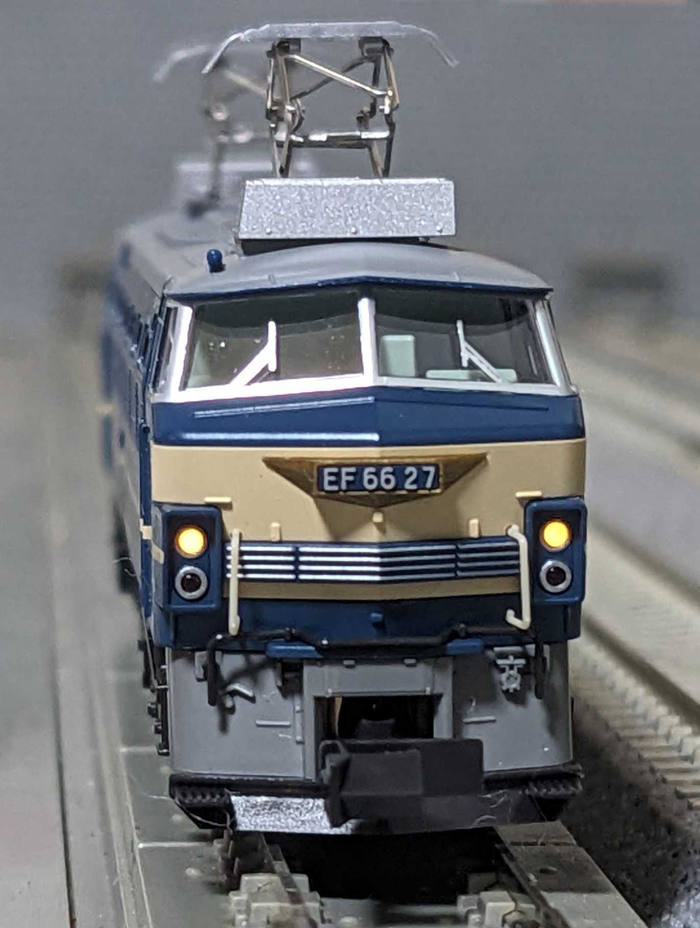 🔴入線 KATO 3090-5 EF66 27号機 JR貨物更新車 - 竹ノ塚総合車両