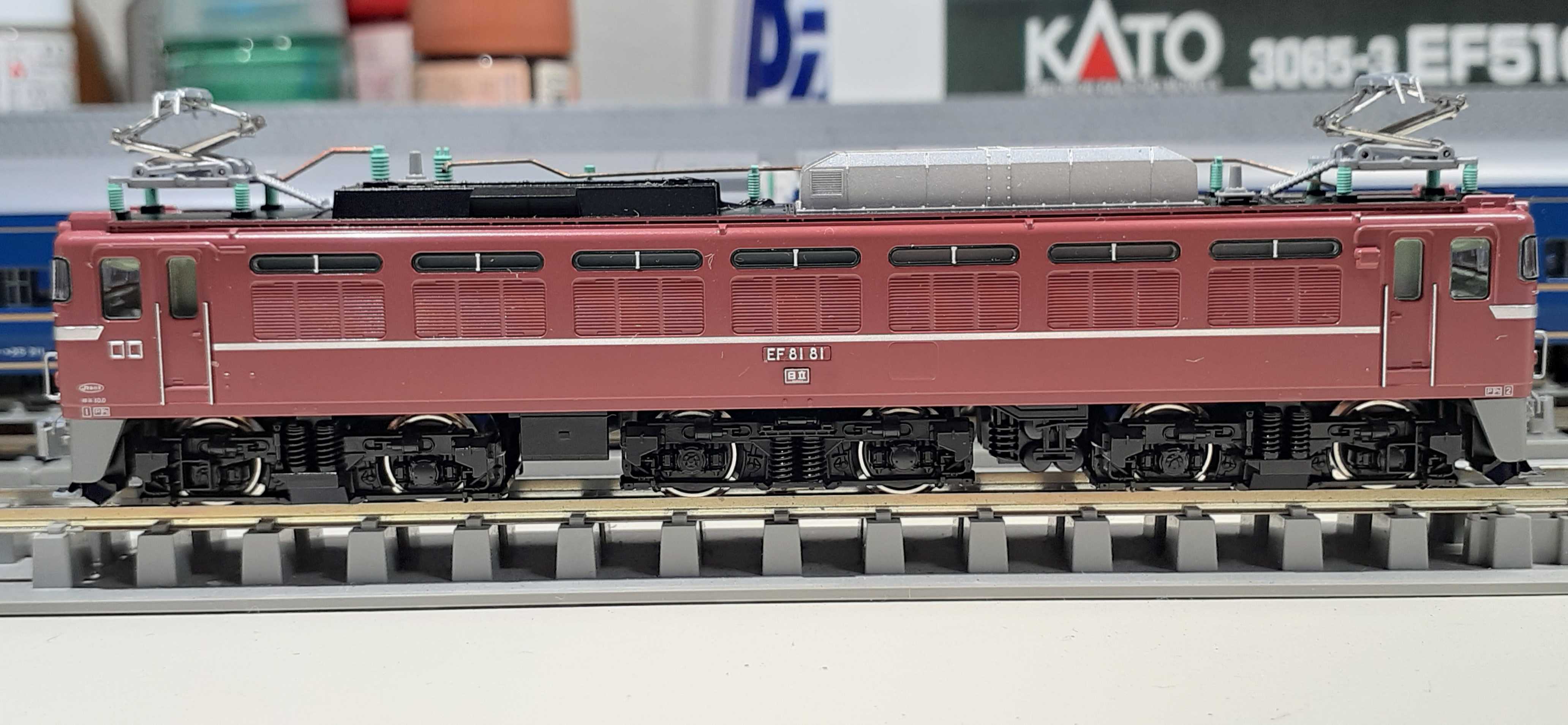 🔴🔵 kato 3066-6 EF81 81 御召塗装機JR仕様 - 竹ノ塚総合車両センター