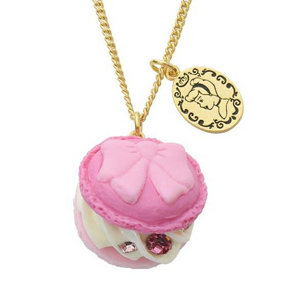 シンデレラ/ピンクドレスマカロン ネックレス【ディズニー