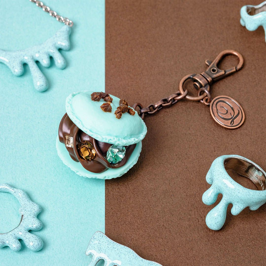 ミントチョコレートマカロンバッグチャーム | Q-pot. ONLINE SHOP