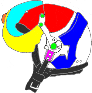 ウルトラ警備隊ヘルメット