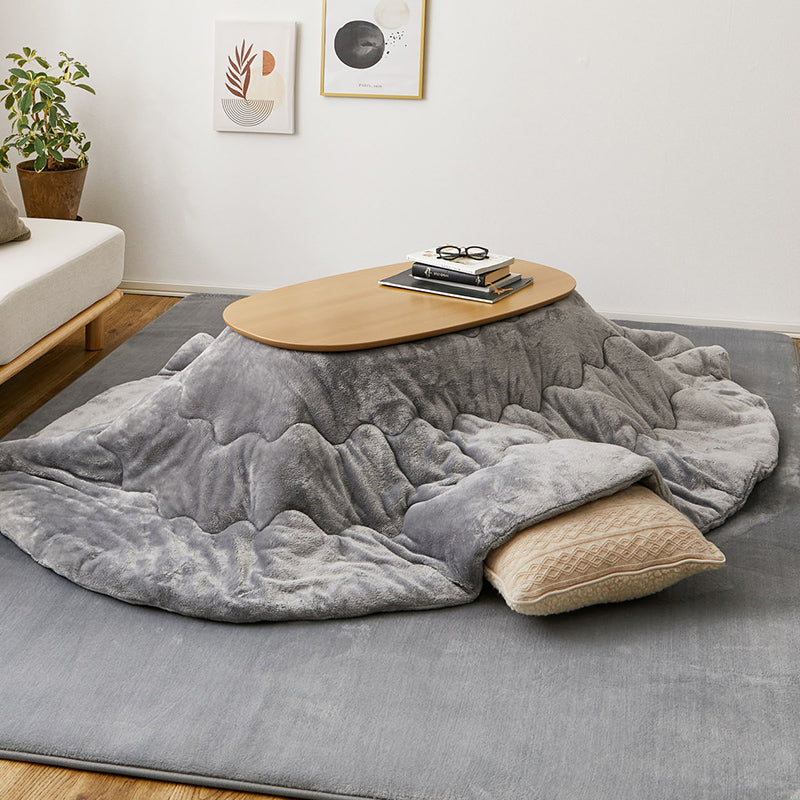 メレンゲタッチ こたつ薄掛け布団 170×210cm【楕円形】こたつ布団