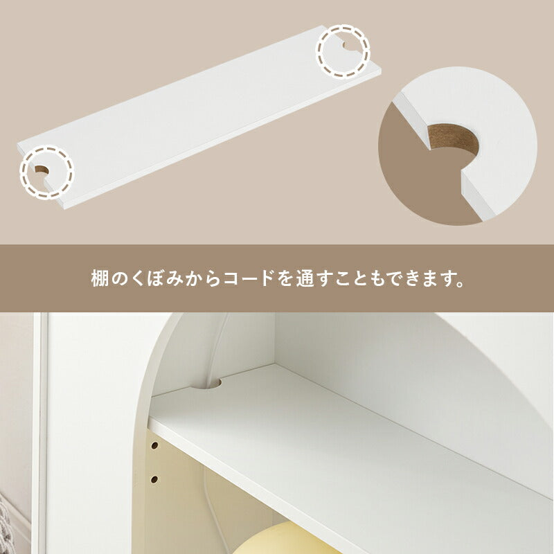 マントルピース 完成品 コード穴つき [幅60/80] Lapica | おしゃれな