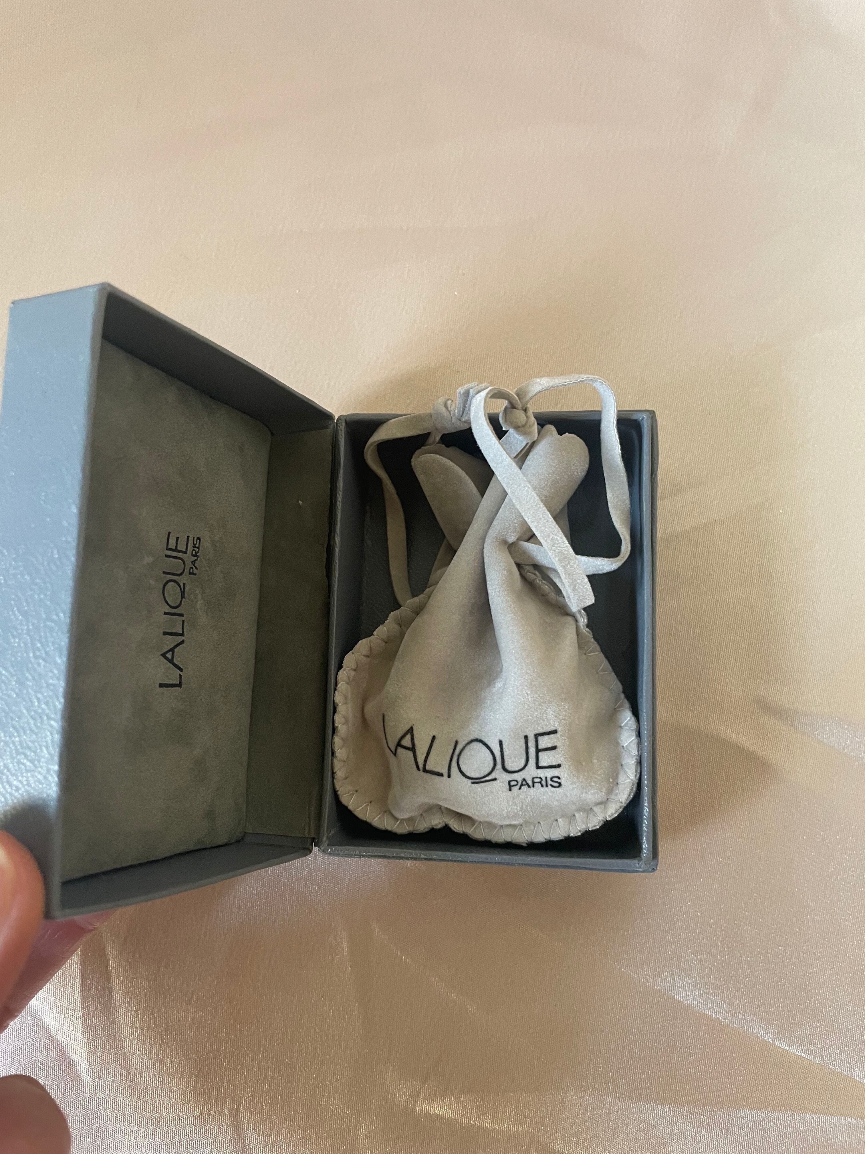 Lalique Crystal Toupie Spinning Top Dreidel 70009