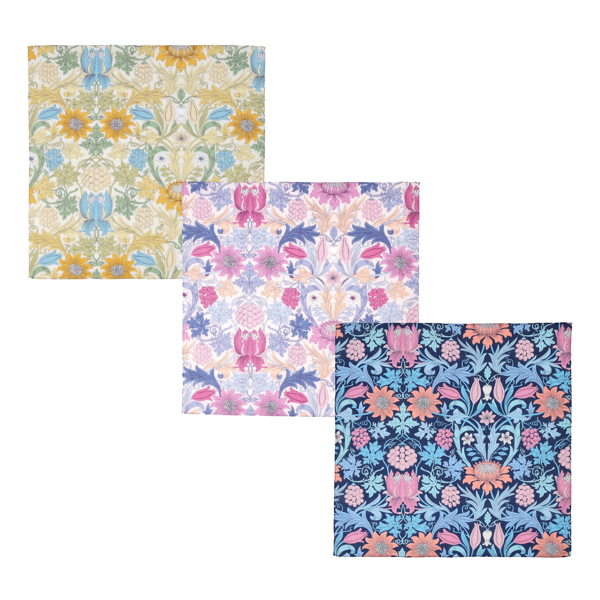 IM リバティプリント ガーゼハンカチ3枚セット ネット限定 INTERMODE