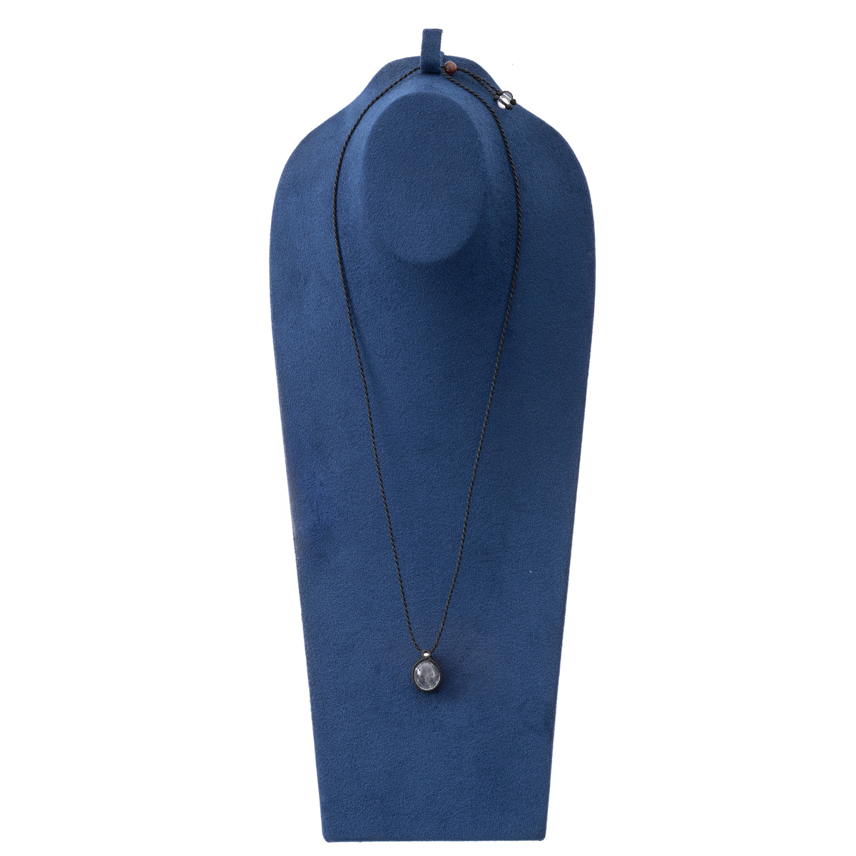 水入り水晶 PT950 マクラメ編みネックレス ツキノカケラ（TSUKI no