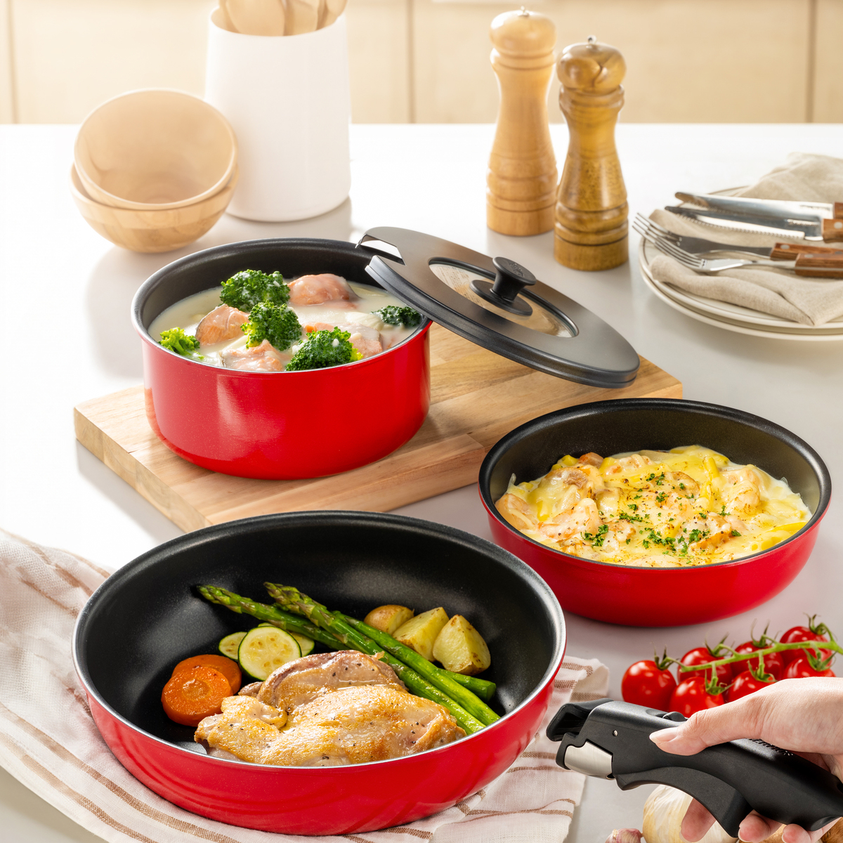 サーモス 取っ手の取れるフライパン5点セット サーモス（THERMOS