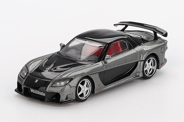 MINI GT MGT01057-L 1/64 マツダ RX-7 VeilSide Fortune Grey(左