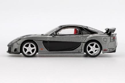 MINI GT MGT01057-L 1/64 マツダ RX-7 VeilSide Fortune Grey(左