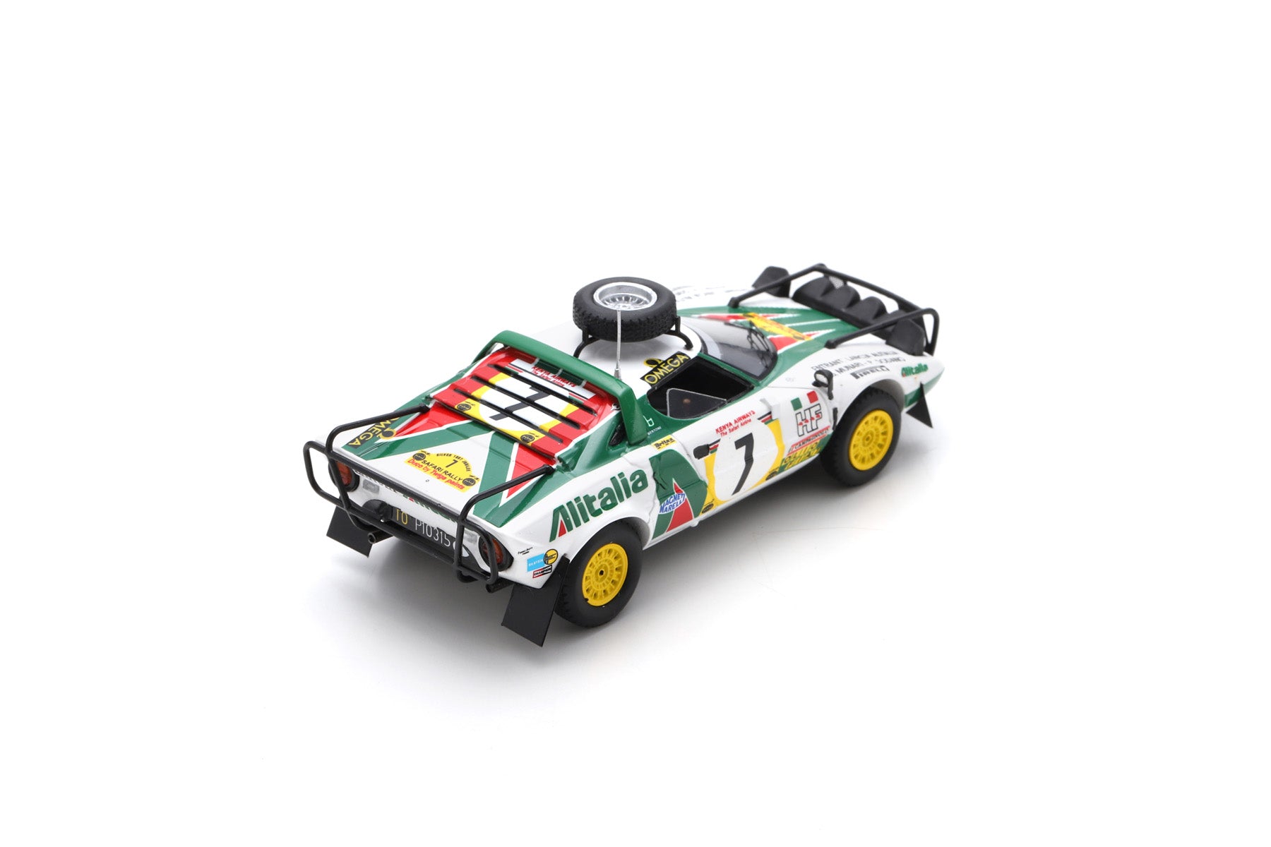Spark S9091 1/43 Lancia Stratos HF No.7 3rd Safari Rally 1977 S