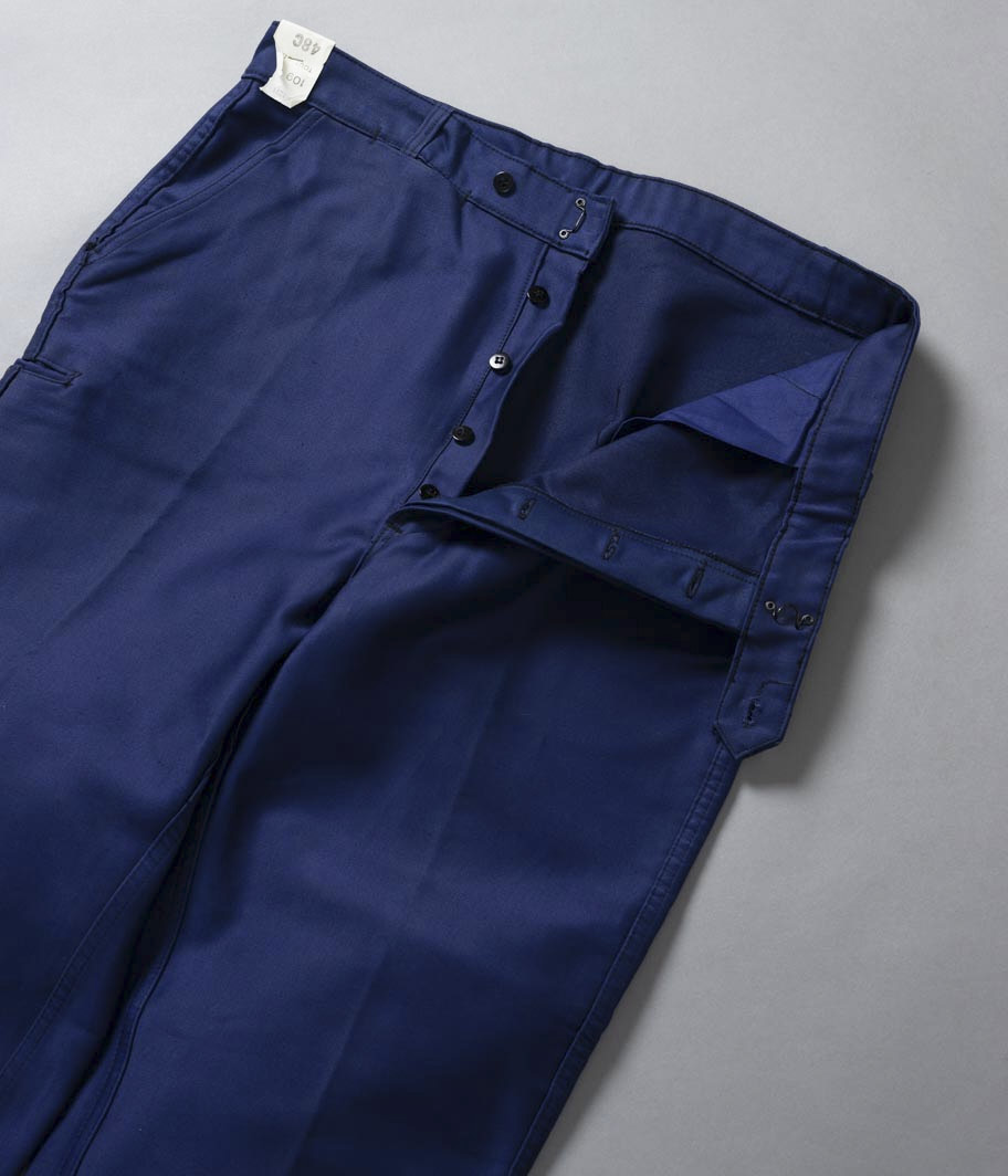 vintageフレンチワークブランドAuMolinelアドバタイジングモルスキン