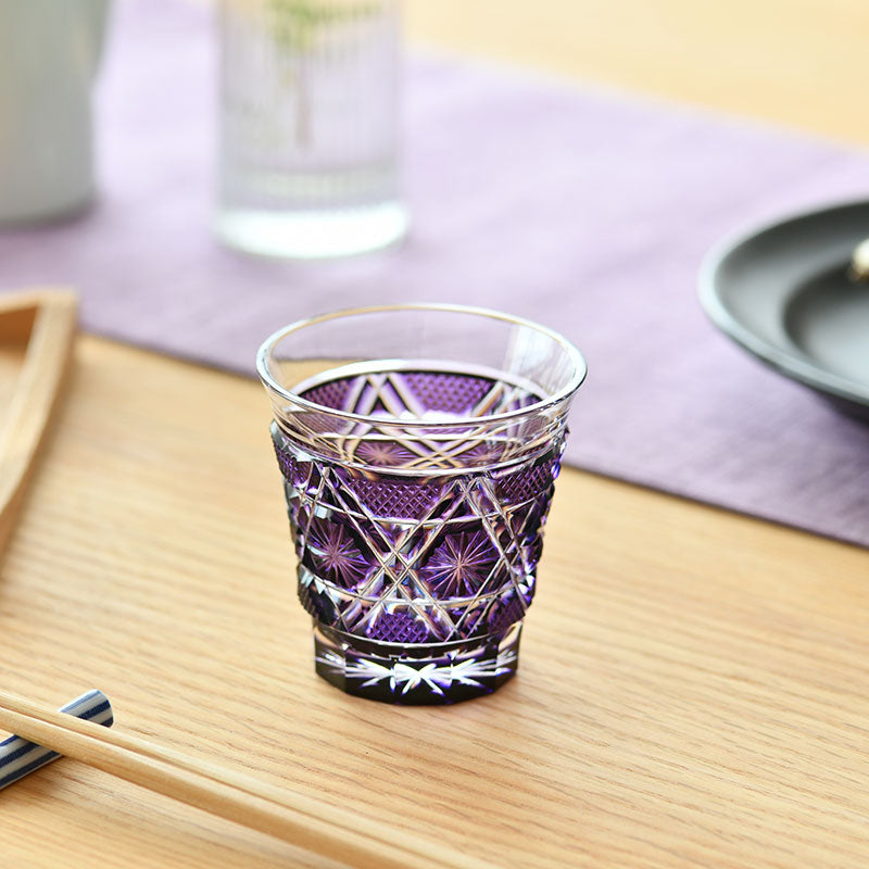 薩摩切子 冷酒グラス cut01 島津興業 薩摩ガラス工芸 – RAIRAI